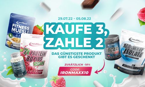 BCAAs Glutamin 800 Kaufen IronMaxx Nutrition Online Shop