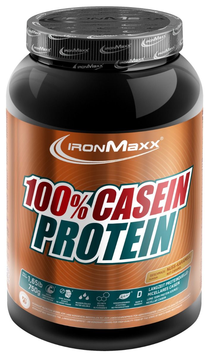 100% Casein Protein-Nuss-Karamell-750g