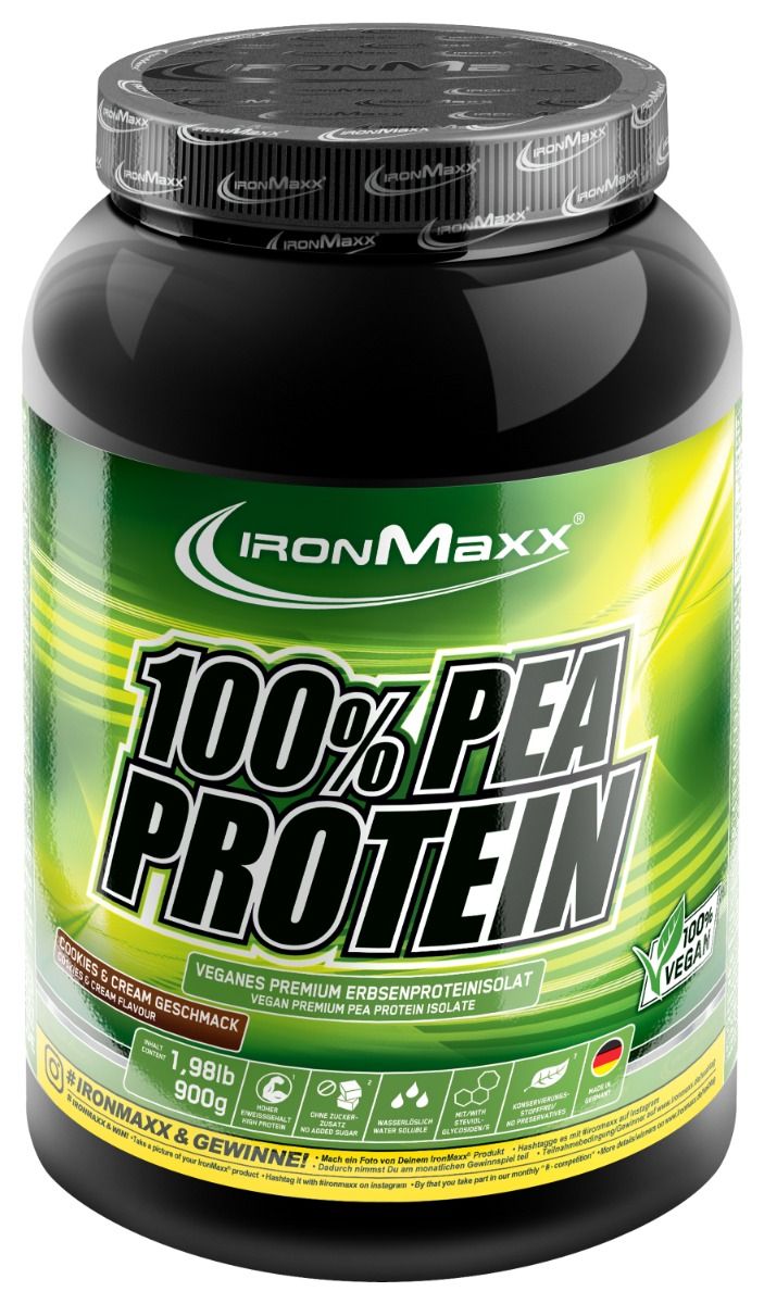 100% Pea Protein - 900g Dose - Cookies & Cream