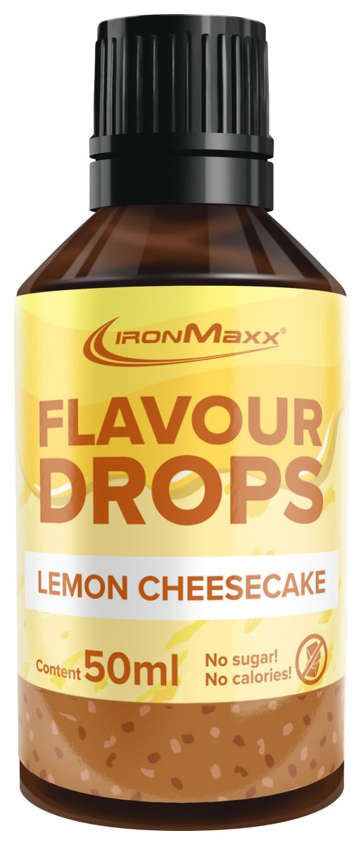 Flavour Drops - 50ml Flasche - Lemon-Cheesecake