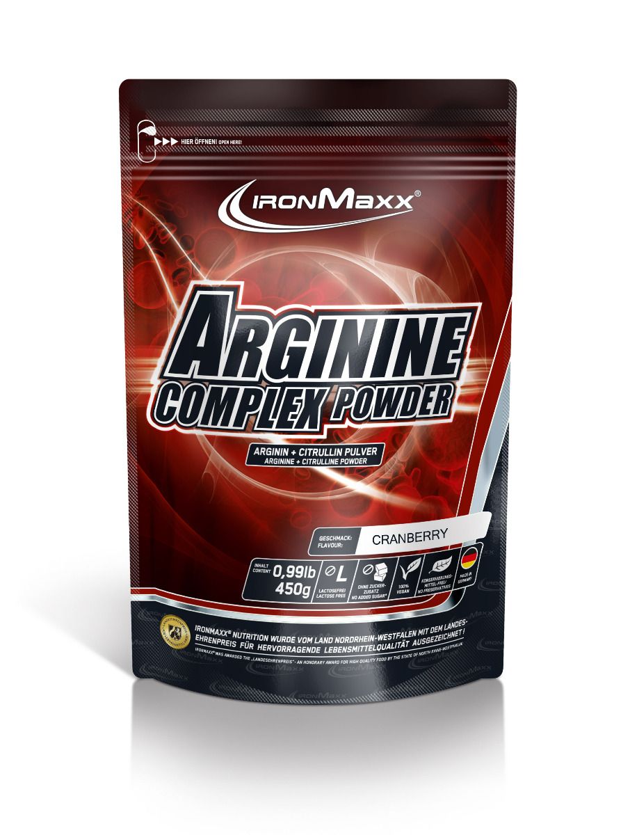 Arginine Complex Powder (450g) - Cranberry