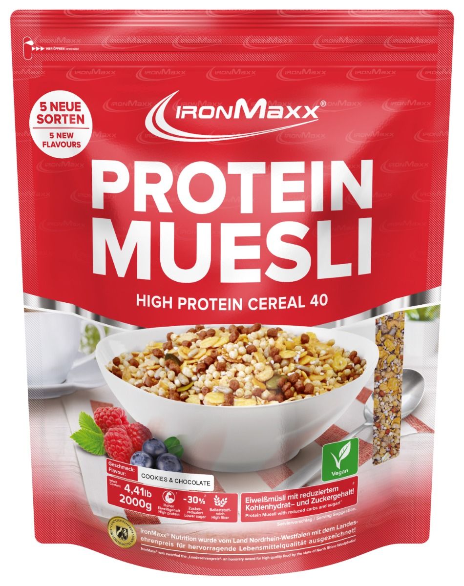 IronMaxx Protein Muesli - Cookies & Chocolate 2000g