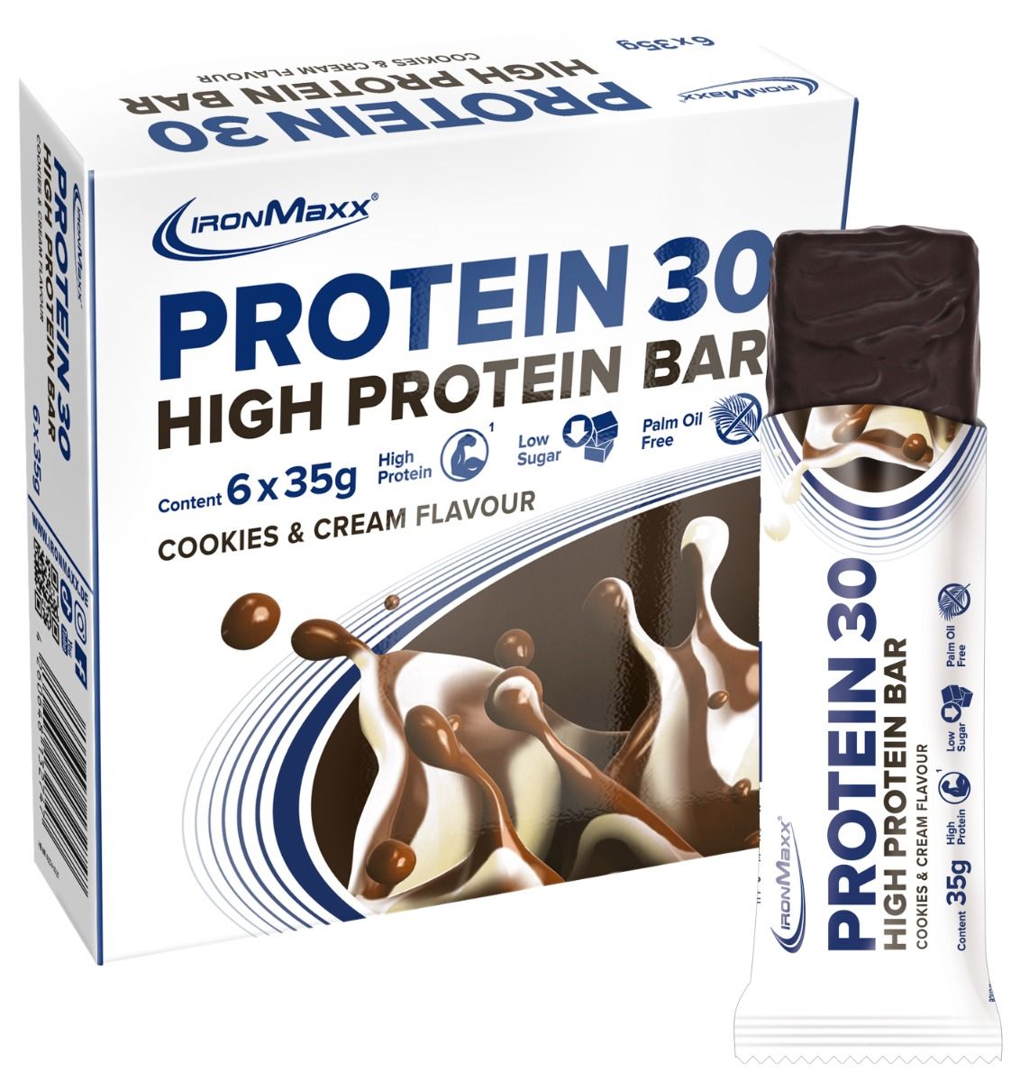 Protein 30 - 6x35g Riegel Multipack - Cookies & Cream