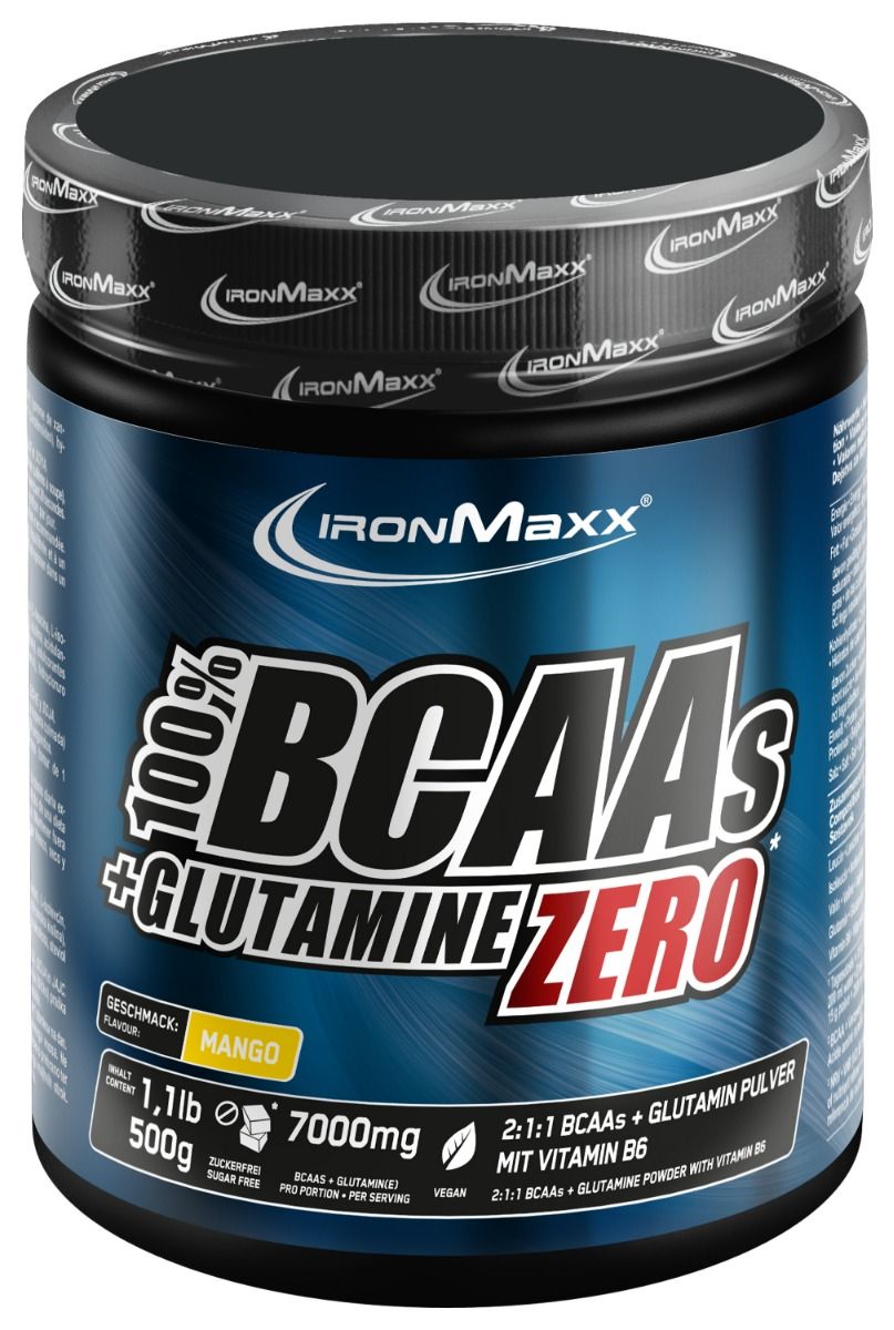 100% BCAAs + Glutamine Zero - Mango (500g)