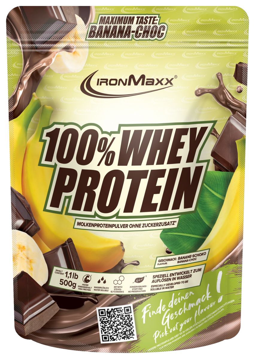 100% Whey Protein 500g Beutel in 31 Geschmacksrichtungen