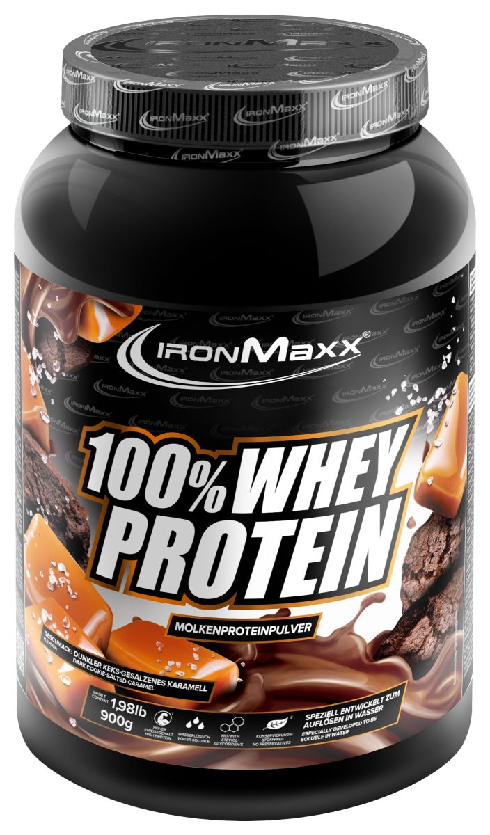 100% Whey Protein - 900g Dose - Dark Cookies Salted Caramel