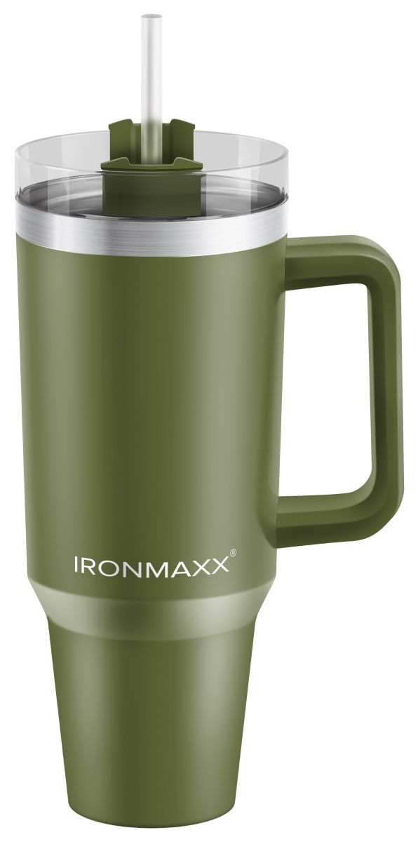 IronMaxx Cup mit Griff 1,2L - Olive Green