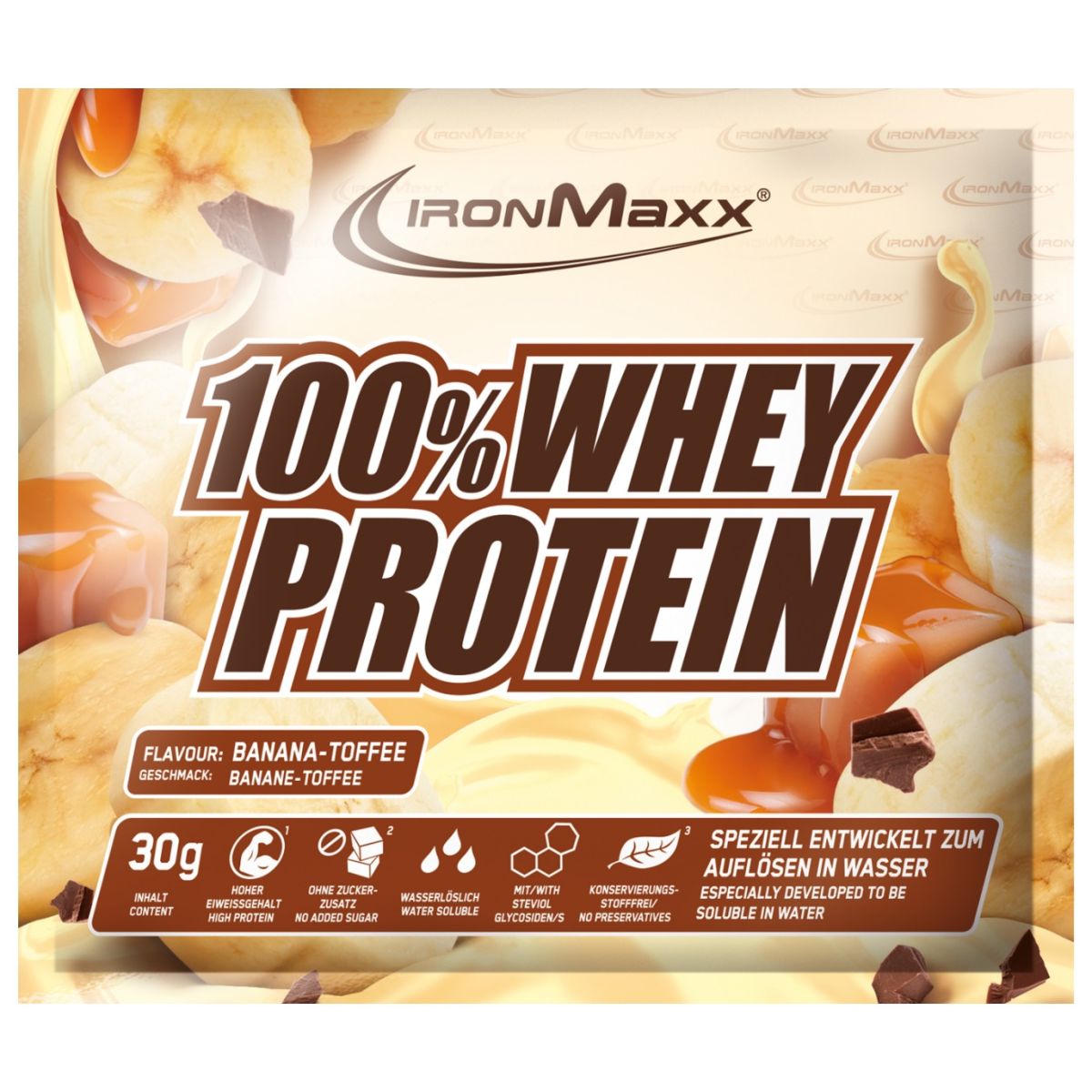100% Whey Protein - 30g Probe - Banana Toffee