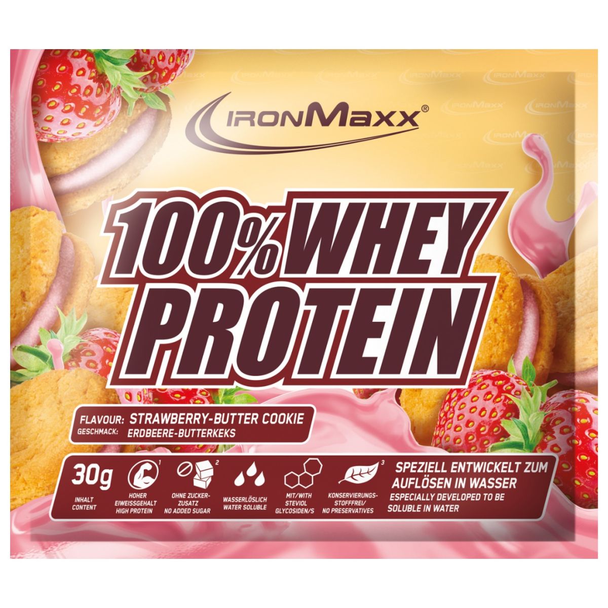 100% Whey Protein - 30g Probe - Strawberry Butter Cookie
