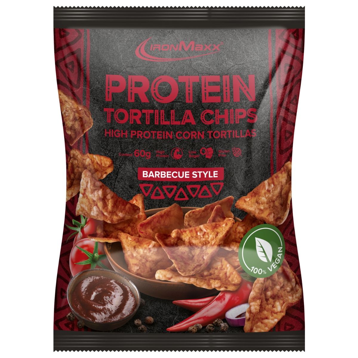 Protein Tortilla Chips (60g) - Barbecue Style (MHD: 30.06.2024)